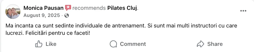 Recenzie Facebook - Monica Pausan
